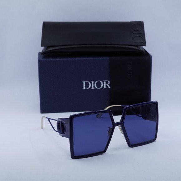 Final Price! Dior 30MONTAIGNE SU 30B0 Blue Sunglasses - Picture 1 of 11